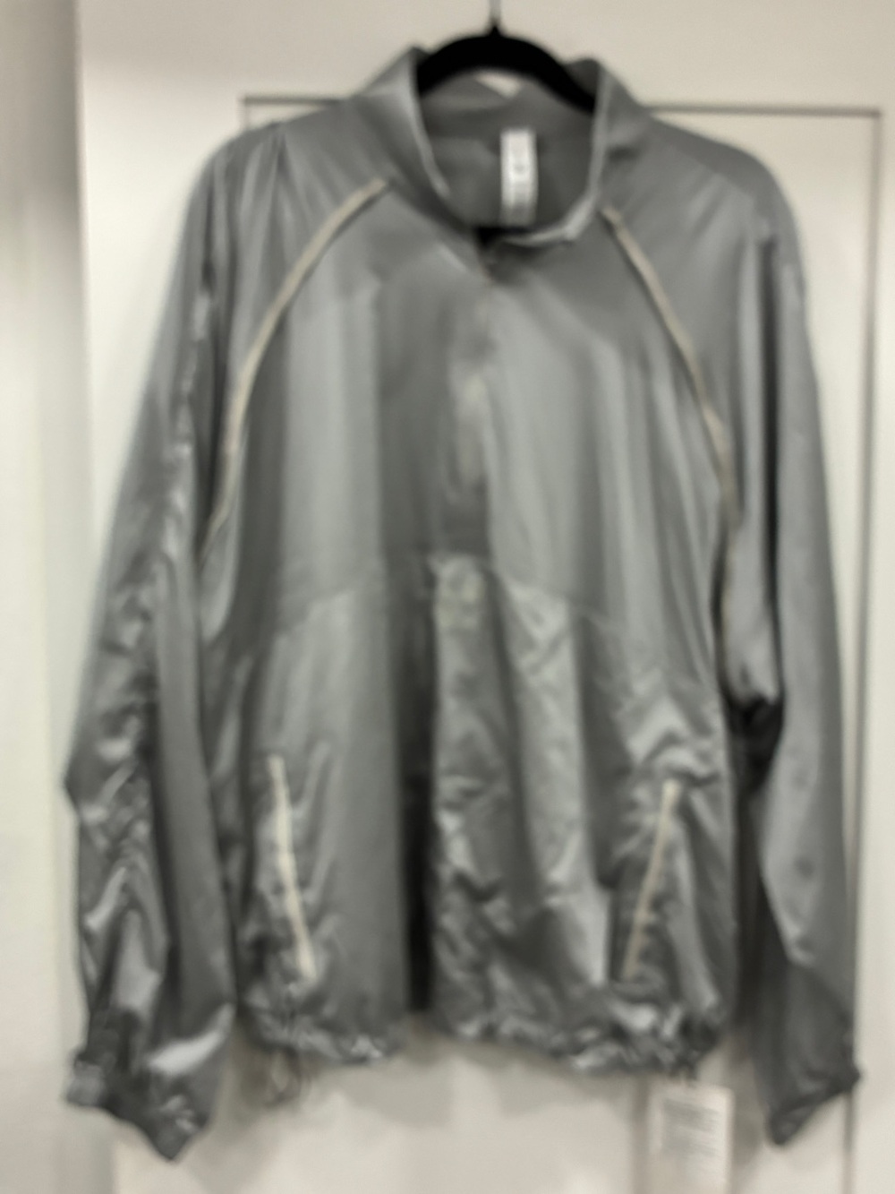 Lululemon Lightweight Zip Jacket Silver Gray
